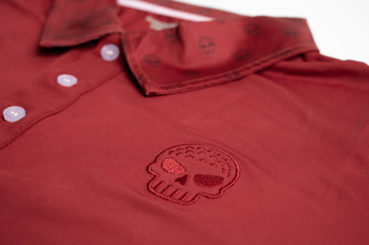 Red Skeleton Line Forebode Golf