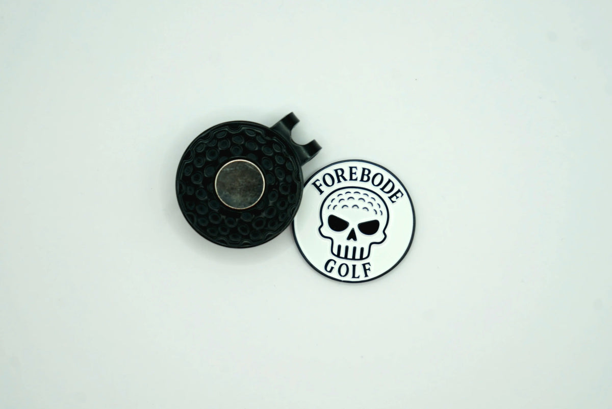 Magnetic Hat Clip Ball Marker Forebode Golf